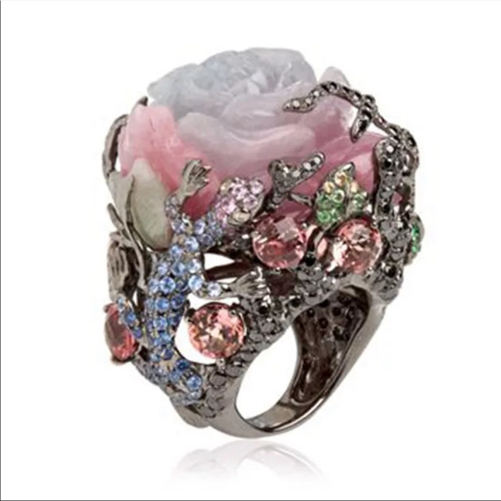 Beautiful RING  Rose design - Picture 2 of 10